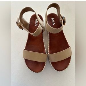 MIA Tan Platform Sandal